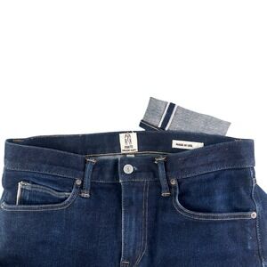 Hiroshi Kato The Needle Skinny Denim Raw Indigo Jean Selvedge‎ Men's 31x32 USA